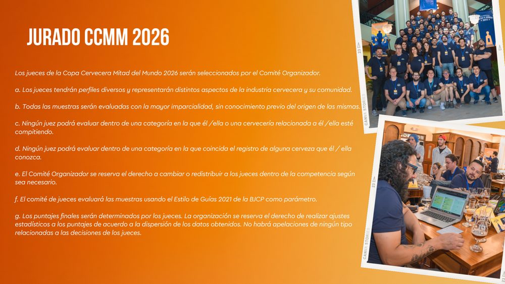 Jurado Copa Cervecera 2026